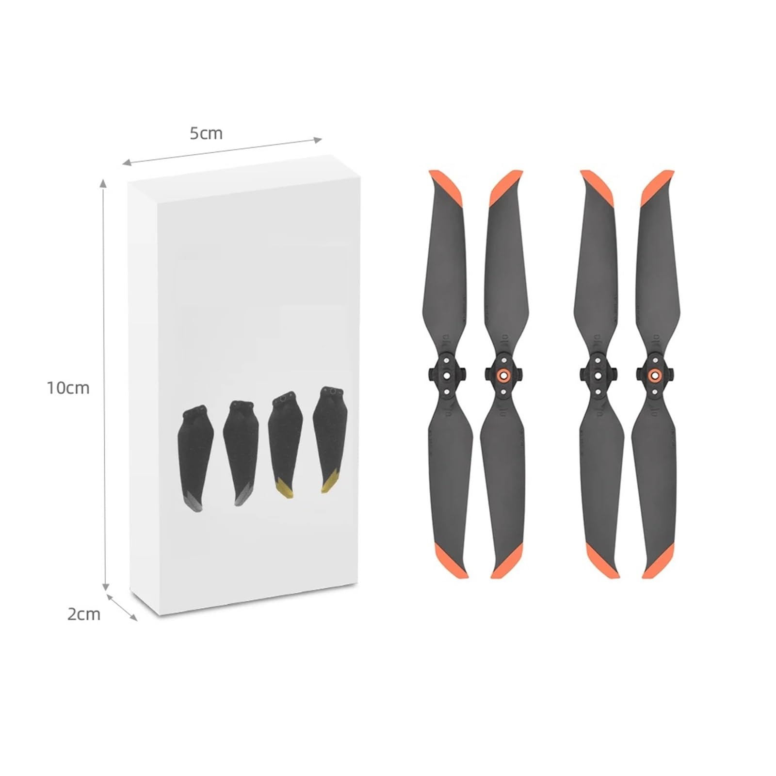 Compatible con, DJI, Air 2S Hélices 7238 Silenciosas