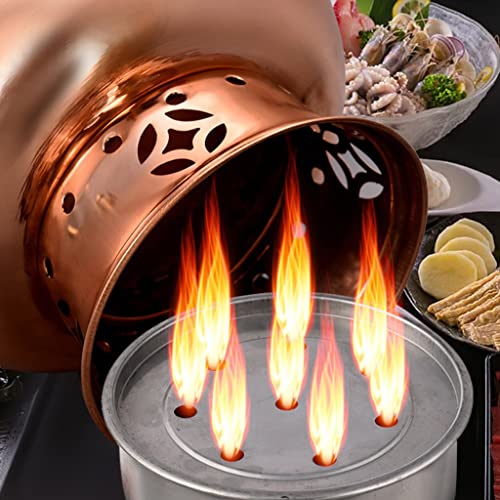 Olla para Fondue de Cobre Puro de 34 cm miniatura 3