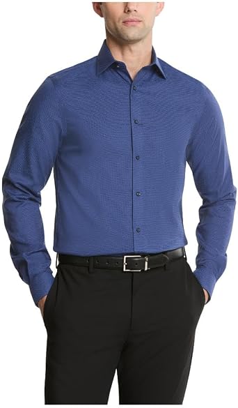 Michael Kors Men's Dress Shirt Comfort Stretch Regular Fit