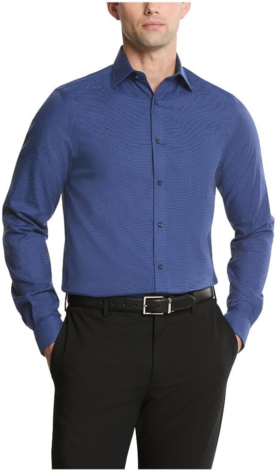 Michael Kors Men's Dress Shirt Comfort Stretch Regular Fit