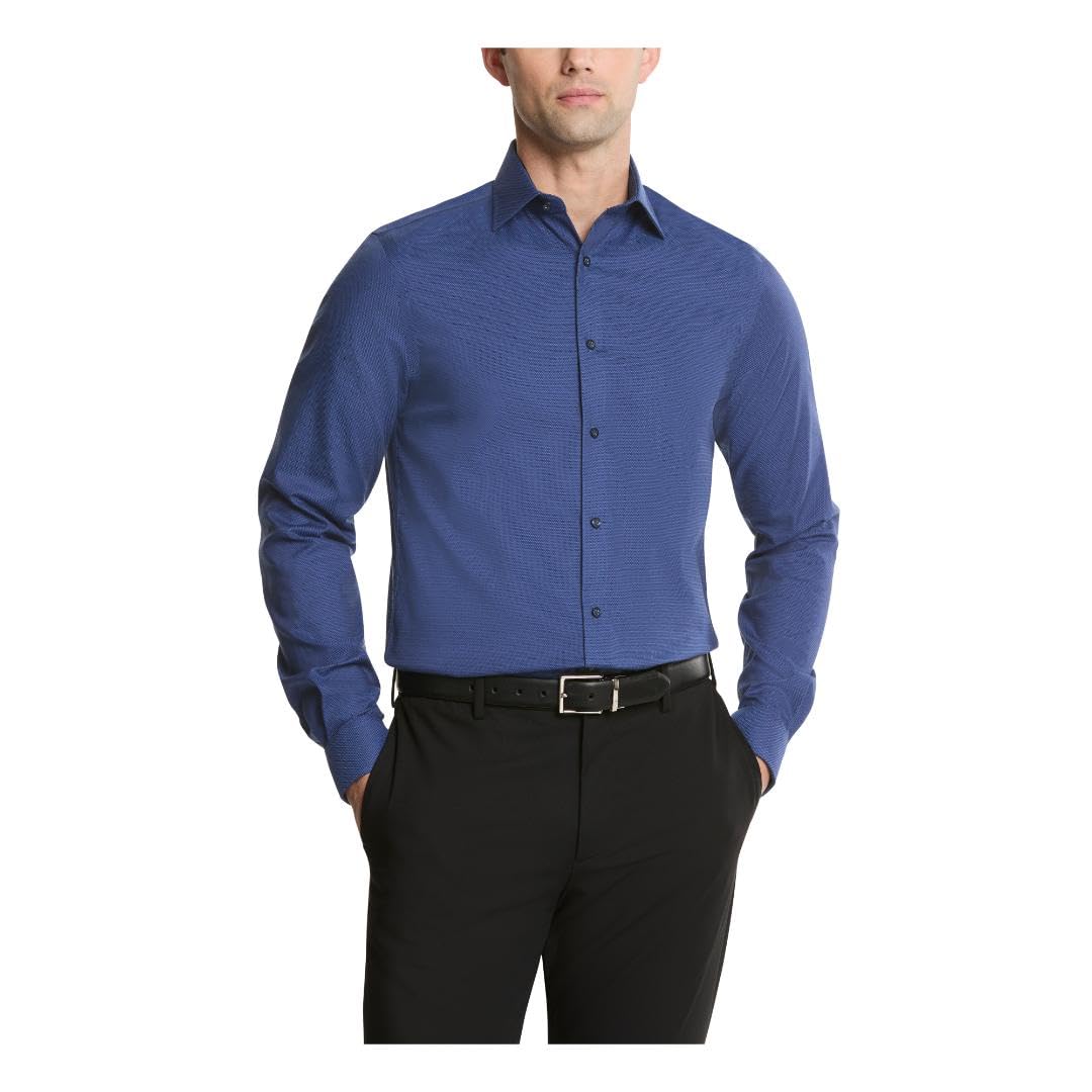 Michael Kors Men's Dress Shirt Comfort Stretch Regular Fit