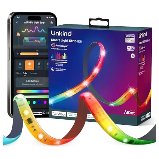 Linkind Smart RGB LED Strip Lights 10ft