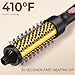 1 1/2 inch Thermal Brush, 410 F, Ionic Curling Iron Brush,Travel Curling Iron with Double PTC Heated Round Ceramic Tourmaline Ionic,Double Voltage Hair Culer