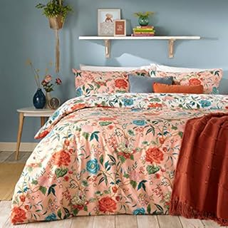 furn. Azaela Duvet Cover and Pillowcase Set, Red, King