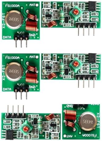 433 Mhz RF Transmitter and Receiver Module Link Kit for ARM/MCU WL DIY 315MHZ/433MHZ Remote Control for arduino DIY Kit 3pcs