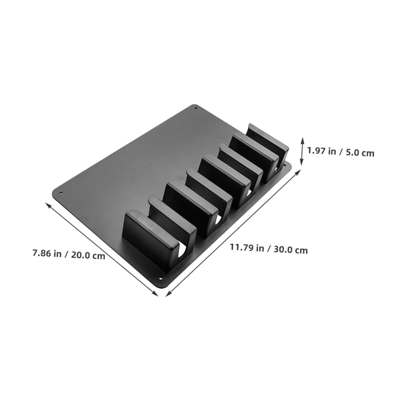 Baluue Barber Hanging Organizer Wall-mounted Hair Clipper Holder Straightener