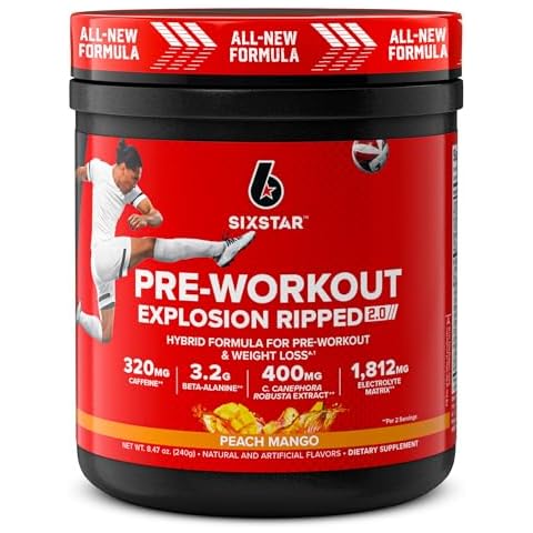 Six Star Pre-Workout Explosion Ripped 2.0 Cover