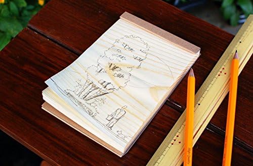 Japanese Wood Memo Pads by KIZARA (Medium - 15.4cm x 10cm)