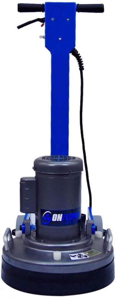 16S-L 16 Inch 500RPM 1.5 HP Planetary; Concrete, Deck, and Hardwood Floor Prep Sander, Grinder Machine. Heavy Duty, 120V Motor. Power Pros and DIY. Onboard Dust Port and Skirt. Made In the USA