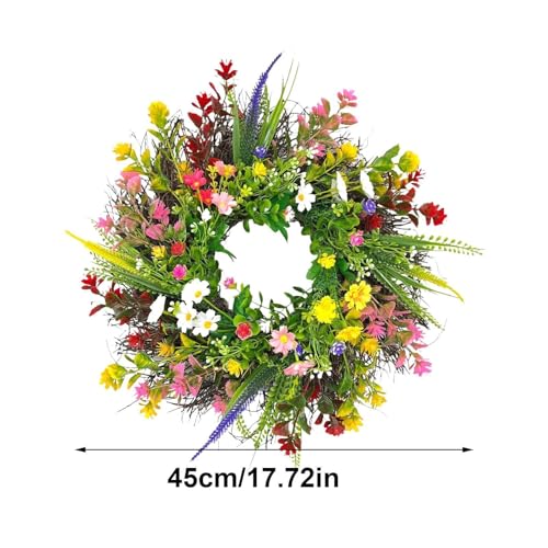 Couronne de fleurs de printemps pour illuminer le salon - 5
