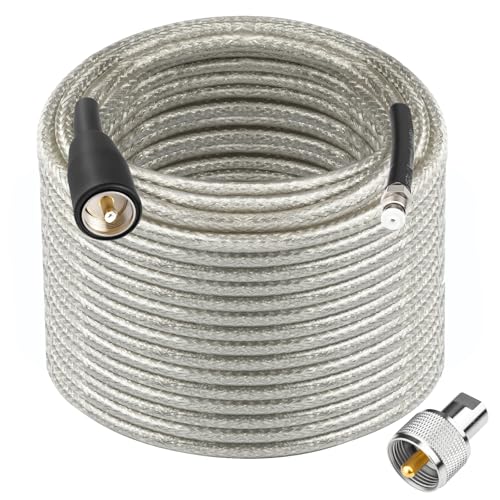 Câble d'antenne radio CB RG8X pour liaisons maritimes et camping-car Ullnosoo 30m