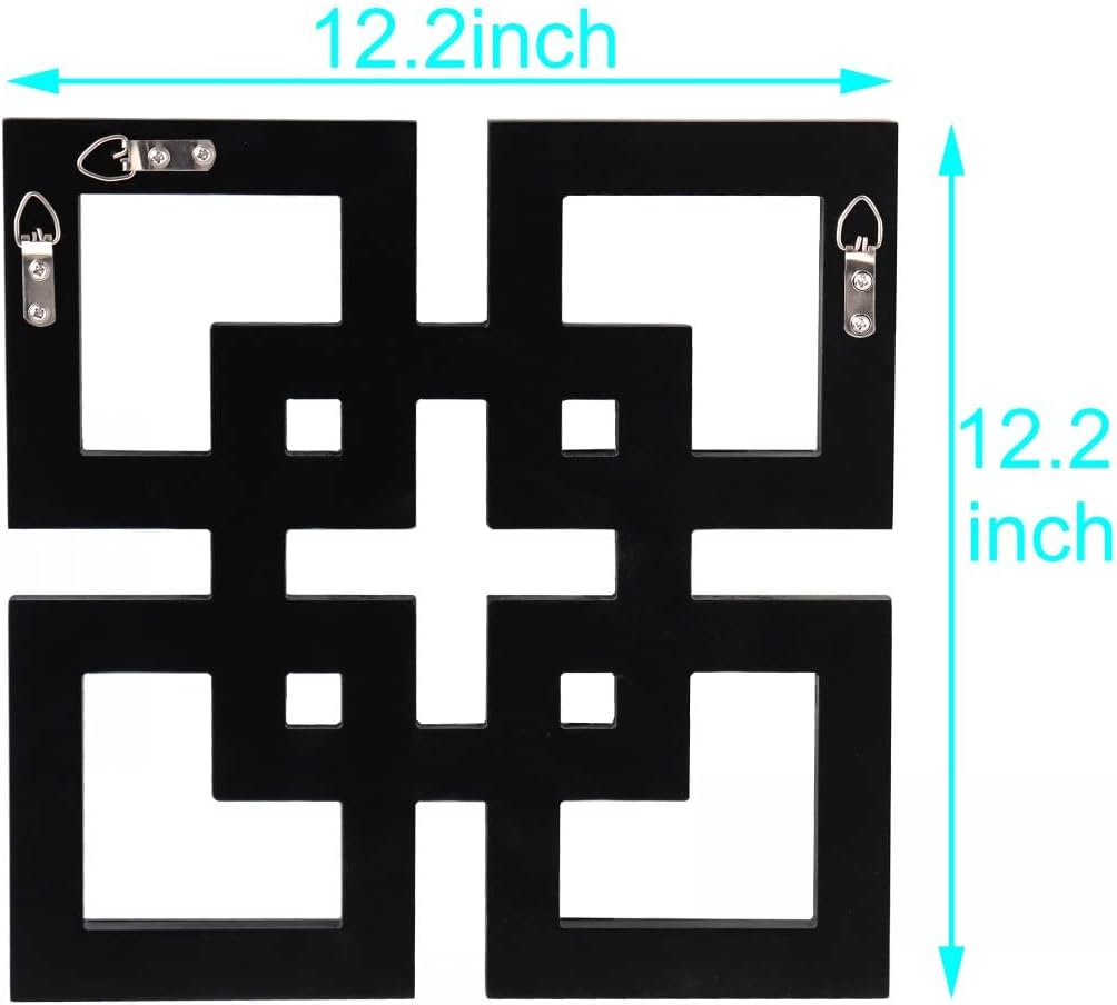 2 Pack Silver Mirrored Square Wall-Mounted Mirrors Modern Glam Accent Decor for Home