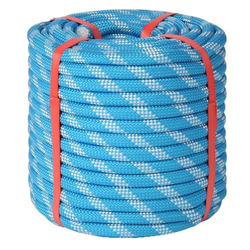 Double Braid Arborist Rope Tree Climbing Rope Heavy Duty Swing Rope for Trees,Outdoor,Climbing,Sailing(1/2 inch x 200 ft)