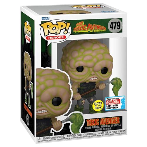 Funko ¡Pop! Heroes: El Vengador Tóxico *Brilla en la Oscuridad* (NYCC 2023 Compartido Exclusivo)