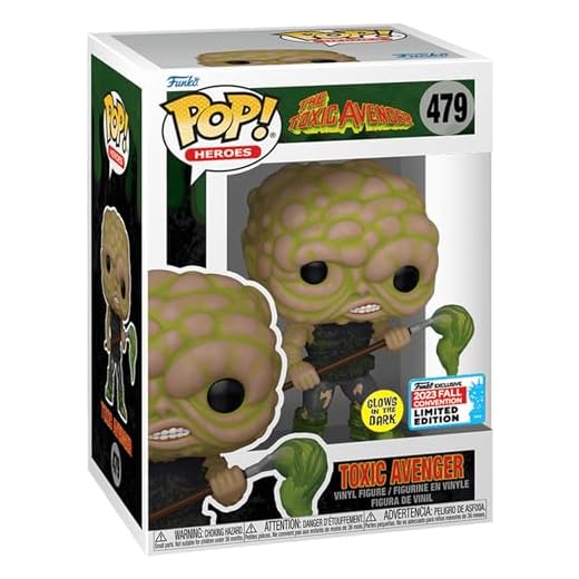 Funko ¡Pop! Heroes: El Vengador Tóxico *Brilla en la Oscuridad* (NYCC 2023 Compartido Exclusivo)