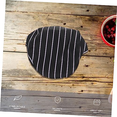 CIYODO Chapéu De Chef Boinas De Cabelo Chapéu De Chef Preto Comida De Japão Chapéu De Chef De Trabal