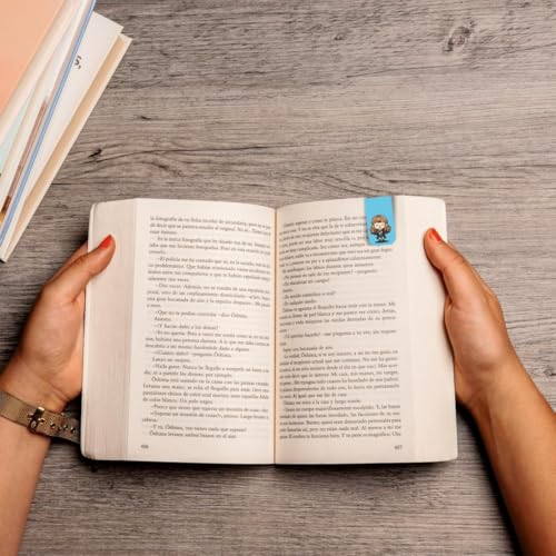 Image of Zesta Magnetic Bookmark Set of 7 | Aesthetic Book Mark for Reading | Cute Anime Bookmarks for Kids, Students | Book Accessories for Novels, Gifts for Readers(Harry Potter Magnetic Bookmark, 9X2.5 Cms)