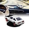 CRIYALE Mini ToyCar Model Drifting Spin Ornament Alloy AE86 Cartoy Model with Self Adhesive Base 2.95 inches Spinning car for Dashboard Display Decoration Spinner Charm Desk Decor Room Birthday Gift