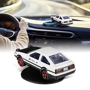 CRIYALE Mini ToyCar Model Drifting Spin Ornament Alloy AE86 Cartoy Model with Self Adhesive Base 2.95 inches Spinning car for Dashboard Display Decoration Spinner Charm Desk Decor Room Birthday Gift 1 CRIYALE Mini ToyCar Model Drifting Spin Ornament Alloy AE86 Cartoy Model with Self Adhesive Base 2.95 inches Spinning car for Dashboard Display Decoration Spinner Charm Desk Decor Room Birthday Gift