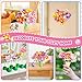 DIY Flower Accessories Set, DIY Art & Craft Kits Toys for Kids Girls, Gift for 4 5 6 7 8 Year Old Toddler Girl, Educational Activity Preschool Birthday Christmas Gifts, Suitable for All Flower Toys