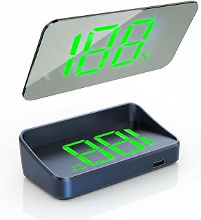 Heads Up Display for Volkswagen Crafter Van Minibus - GPS Digital Speedometer MPH, Windshield HUD fits All Vehicles, Digital Speedometer for Car, Car Accessories,B Green