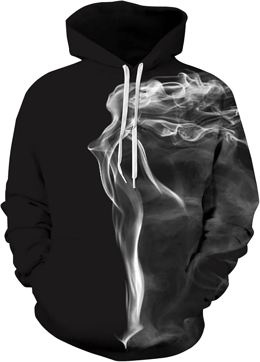 Men Women Unisex Hoodies Novelty 3D Print Graphic Hooded Pullover Sweatshirt with Pocket