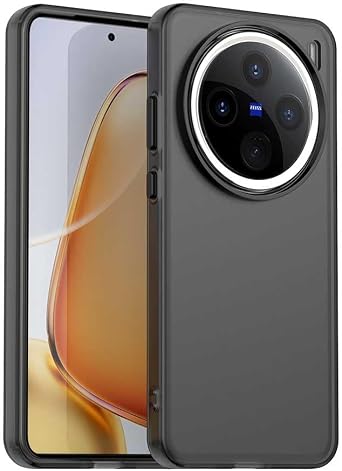 Case for Vivo X200 Pro, Anti-Scratch & Non-Yellowing, Military Grade Protection, Frosted Translucent Shockproof Protective Phone Case Compatible with Vivo X200 Pro A
