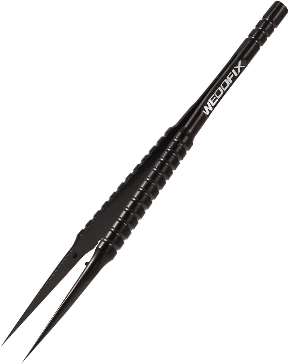 Ultra Fine Precision Titanium Tweezers with Sharp Tips Non-magnetic Anti-corrosive Black Tweezer for Micro Soldering Work Electronics Jewelry Making