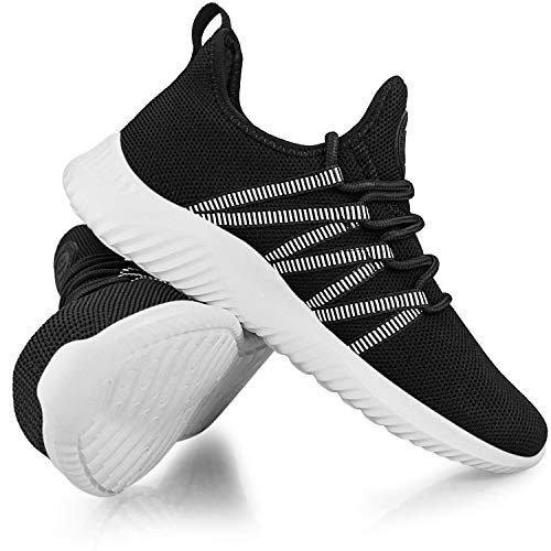 Image of Feethit Womens Slip On Running Shoes Breathable Walking Shoes Lightweight Gym Workout Shoes Non Slip Fashion Sneakers