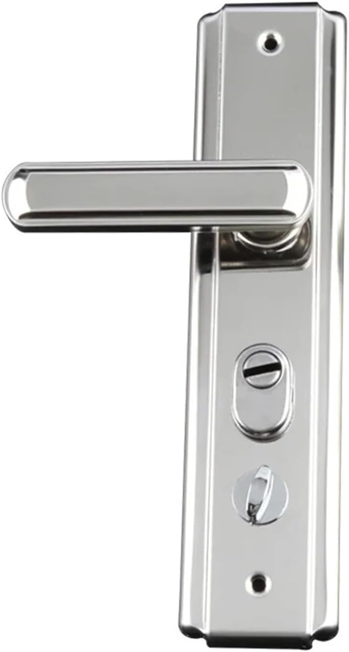 304 Stainless Steel Door Handle Security Door Handle Entry Door Thickened Panel Mechanical Door Lock Catholic