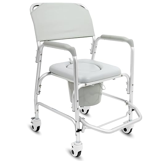 KosmoCare Premium Imported Aluminum Shower Wheelchair Amazon.in