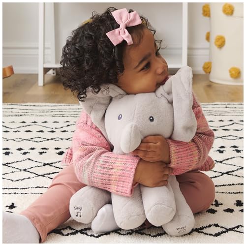 GUND Flappy, der singende und sprechende Elefant spielt Guck-Guck mit den Ohren - deutsch, ca. 30 cm