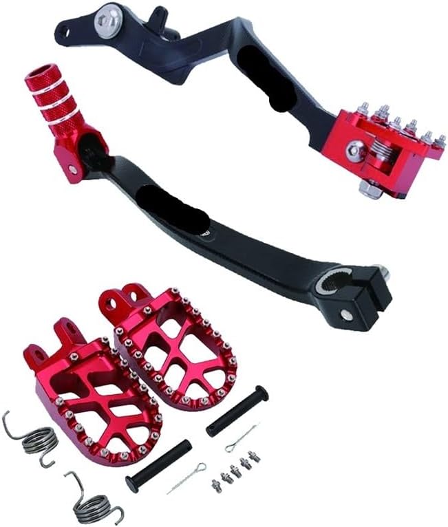 Motorcycle Gear Shifter for XR250 2000-2004 Motorcycle CNC Aluminum Foot Pegs Rest Footpeg Footrest Gear Brake Shift Lever Pedal Shifter