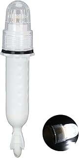Safety Beacon Light, Boat Flares Kayak Navigation Lights Emergency Flares Warning Flashing Bar Electronic Visual Distress Signal Bait Lure Lamp for Paddles Pontoon Kayaking Marine Pontoon Ship(white)