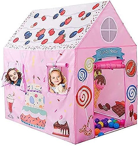 Lalakiya'S Play Houses Tent for Kids Outdoor and Indoor Theme Play House Castle Tent Toys for 5-13 Years Old Children Boy Girls Portable Castle Playhouse for Girls & Boys (HAPY Birthday)-image-19