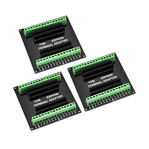 3-Pack ESP8266 Development Board, Aideepen ESP8266 Breakout Board GPIO 1 into 2 for ESP8266 ESP-12E NODEMCU V2