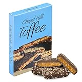 Chapel Hill Pecan and Dark Chocolate Toffee, Natural and Gluten Free, Delicious Toffee Squares (2 Ounces)