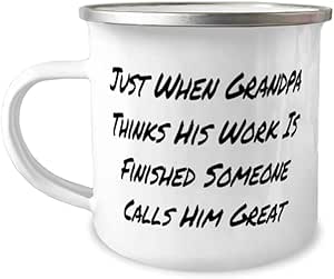 Tazza Latte 12oz Reserved For Grandad - Adatta Al Microonde