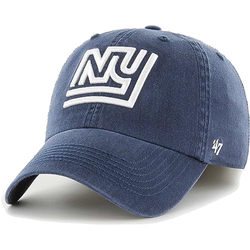 47 Men's Navy New York Giants Gridiron Classics Franchise Fitted Hat