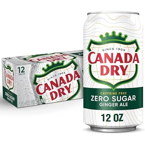 Canada Dry Zero Sugar Ginger Ale Soda, 12 fl oz cans, 12 pack Cover