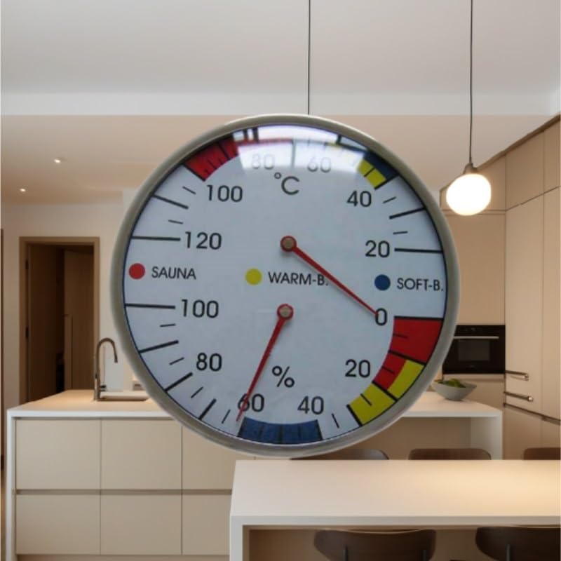 Thermometer Household Use for Sauna Rooms Indoor Outdoor Temperature Humidity Meter