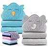 Cute Castle 2 Pack Hooded Baby Towe...