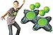 Diggin Slimeball Dodgetag Game Set. Slime Dodge-Balls & Target Tag Vests For Kids,Green