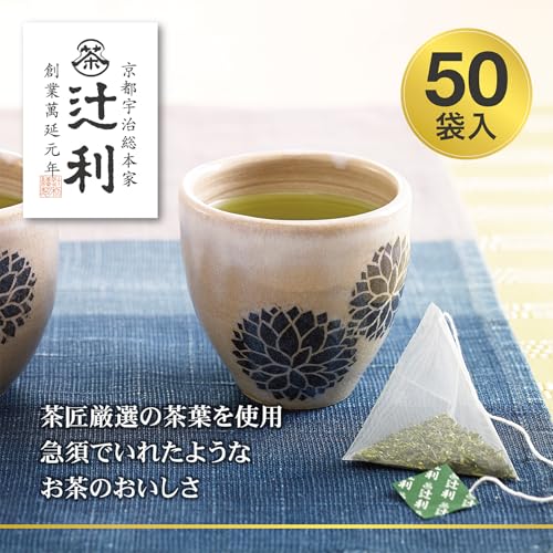 辻利 煎茶 三角ティーバッグ 50P