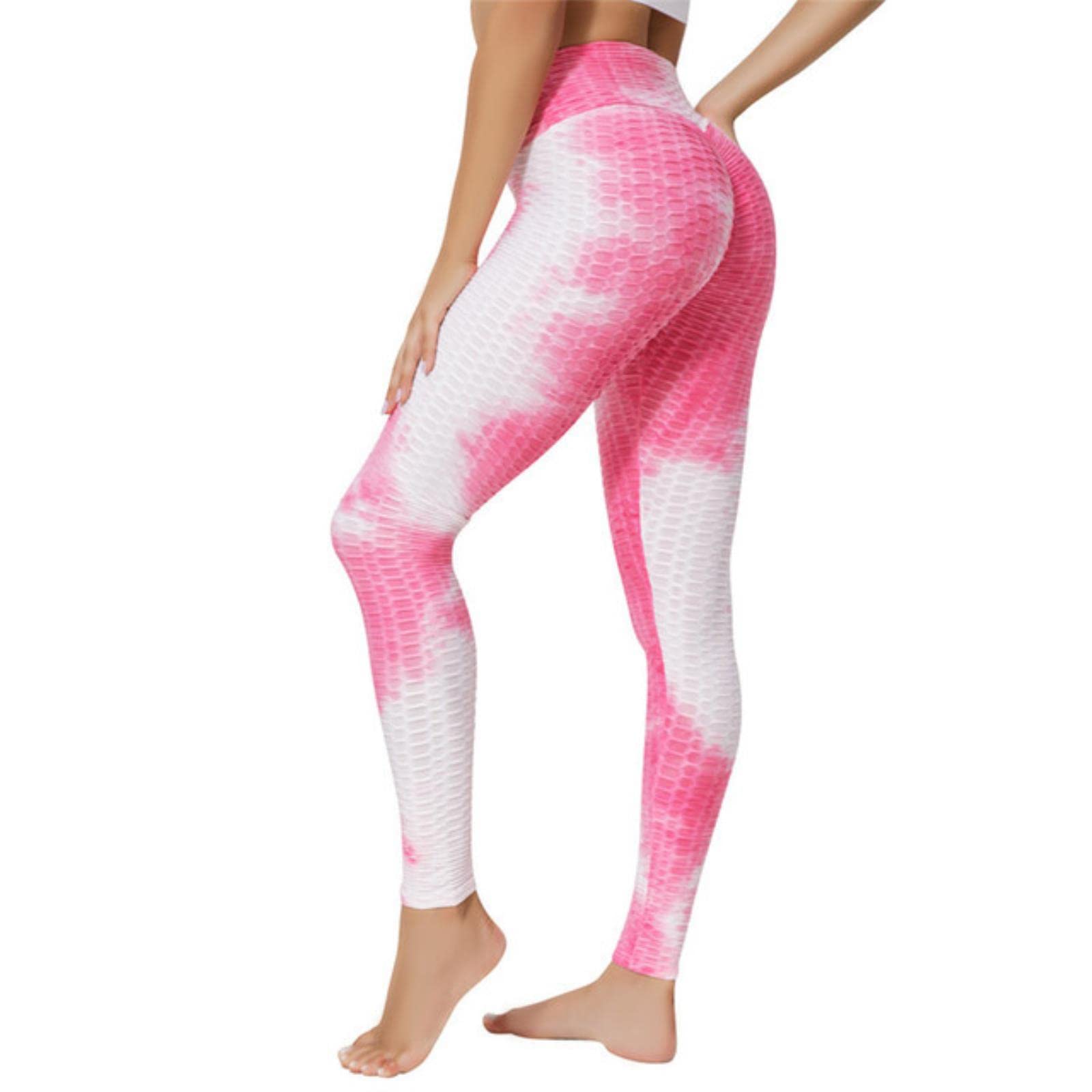 HANFBIO Pantalones de yoga de cintura alta, leggings de entrenamiento para mujer, ropa de gimnasio, antipush up, mallas deportivas