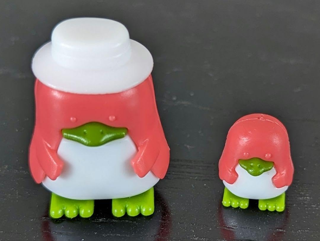 Amazon.co.jp: 昭和レトロ グリコ おまけ ペンギン親子 : おもちゃ