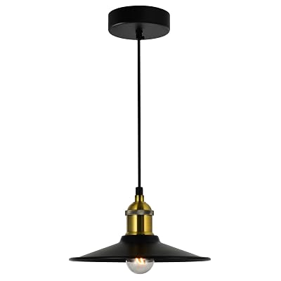CWI Lighting 1 Light (E26, LED Compatible) Black Mini Pendant for Dining Room, Kitchen Island, or Reading Nook - Adjustable Height – BACL Certified, 1-Year Limited Warranty