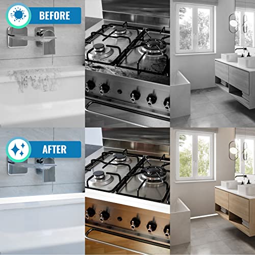 Handyandy Self Adhesive Waterproof Caulk Tape Strip (2Pcs, 1.5” X 10.5Ft) - Peel And Stick Caulking Tape For Bathtub, Toilet, Kitchen, Tubs, Sinks, Stovetop, Basins Etc | Caulk Strips For Bathroom #TOP1