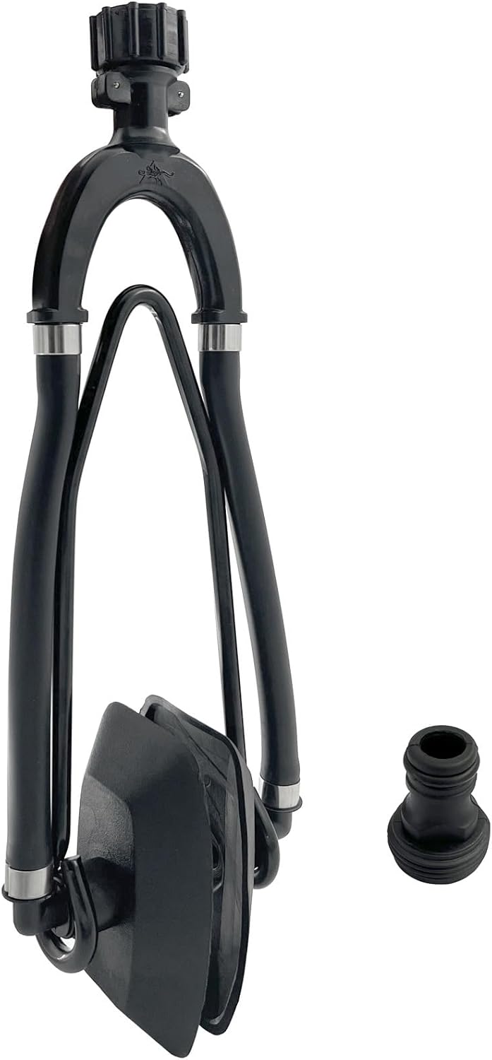 Double Water Feed Boat Motor Flusher 5 / 8In Standard Garden Hose Connection Engine Flushing Set Boat Engine Part Round Ear Muff Cup