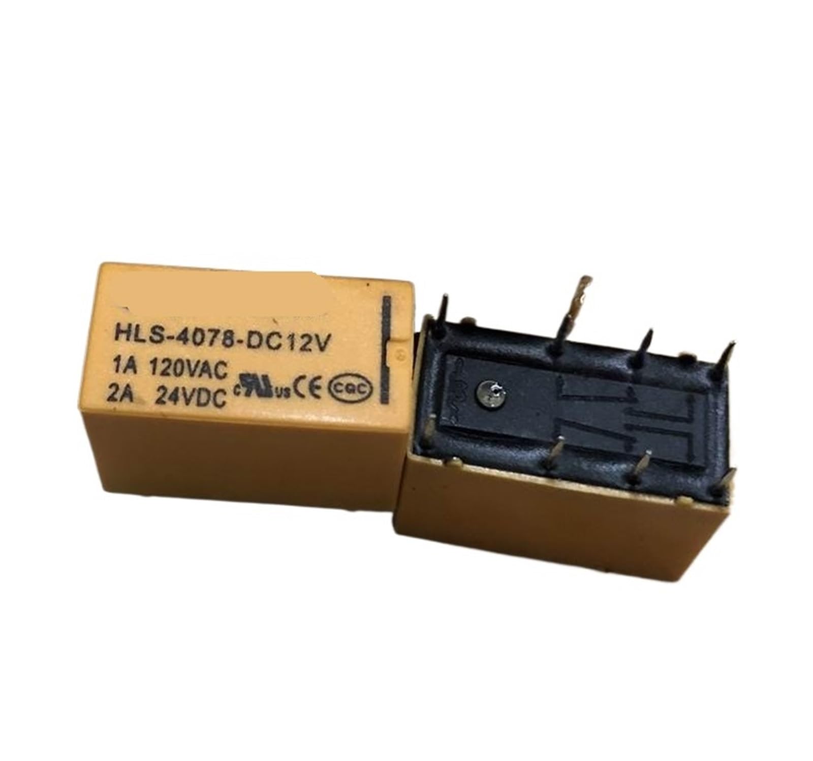 Relais HKS-4078-DC12V NISZA 1 miniature 8 pins pour réparation électronique
